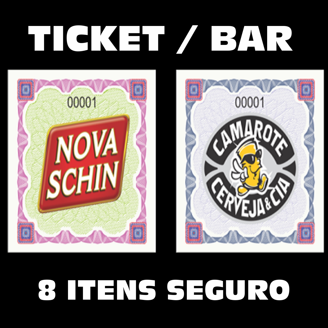 Tickets para bar Gyn Pulseiras